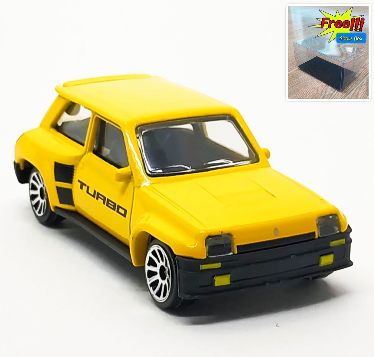 Majorette Renault 5 Turbo Yellow 1:56 (3 inches) 210B no Package
