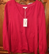New L Johnny Was Crochet V-Neck Blouse Salsa ...