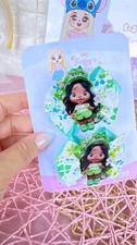 hair bows for girls, princess hair clip, hair accessories- 2 pieces