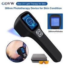 308nm UV Lamp 49 Diodes Handheld Light Therapy Device for Skin Disorders at Home
