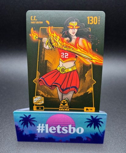 Bo Jackson Battle Arena C.C. `Caitlin Clark` Fire Paper #25 (RC) 🔥🔥🔥