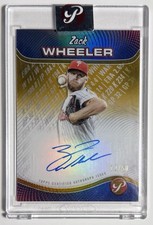 2024 Topps Pristine Production -  Zack Wheeler Gold Refractor Auto /50 #PPA-ZW