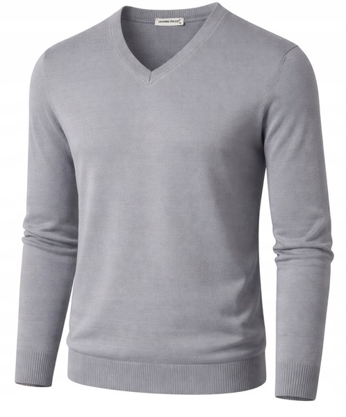 Herren Pullover Aus Kaschmir Und Merinowolle Merino M Grau 217-image