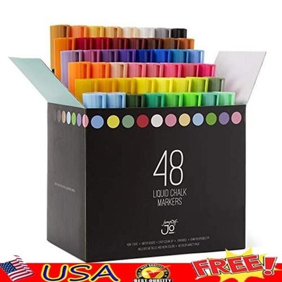 Liquid Chalk Markers Reversible Chisel and Round Tip Multi Color Versatile