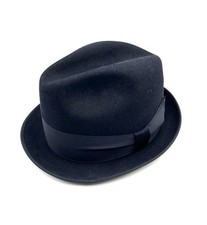 Männer Herren Hut Mayser Fedora Schwarz