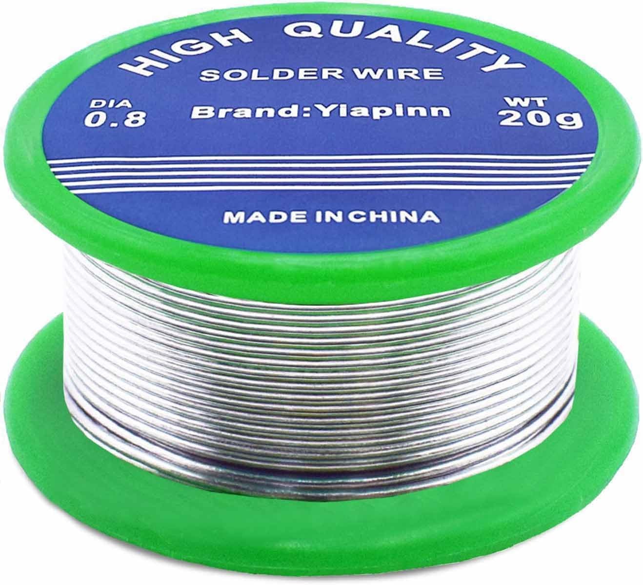 Solder,0.8mm Solder Wire Lead Free Sn99.3 Cu0.7 with Rosin Core for Electronic