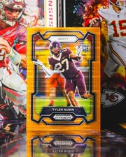 2024 Panini Prizm Draft Picks #125 Tyler Nubin Orange Pulsar Prizm /49
