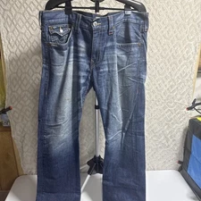 TRUE RELIGION JEANS Ricky Denim Size 38 RN#112790 CA#57414