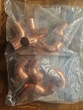 Street Elbow End Feed 22mm Pack of 10 M&f Elbows Pipe Fittings