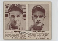 1941 Double Play R330 Lee Handley Arky Vaughan #33-34 HOF n8a