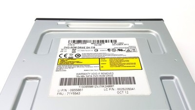 Toshiba Samsung DVD-ROM Drive SH-116 Black Bezel 71Y5543 | eBay
