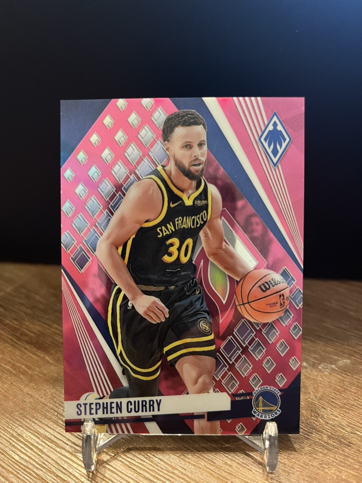 Stephen Curry 2023-24 Panini Phoenix 059/175 Pink Golden State Warriors #174
