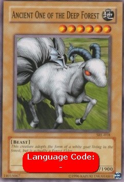 Ancient One of the Deep Forest (V.2) SRL-EN018 Common Englisch Excellent unl.