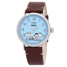 Timex Standard x Peanuts Gang's All Here Quartz Blue Dial Watch TW2V89800