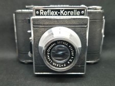 Ancien appareil photo Reflex Korelle objectif Ludwig Dresden Victar 1:3,5 F=7,5
