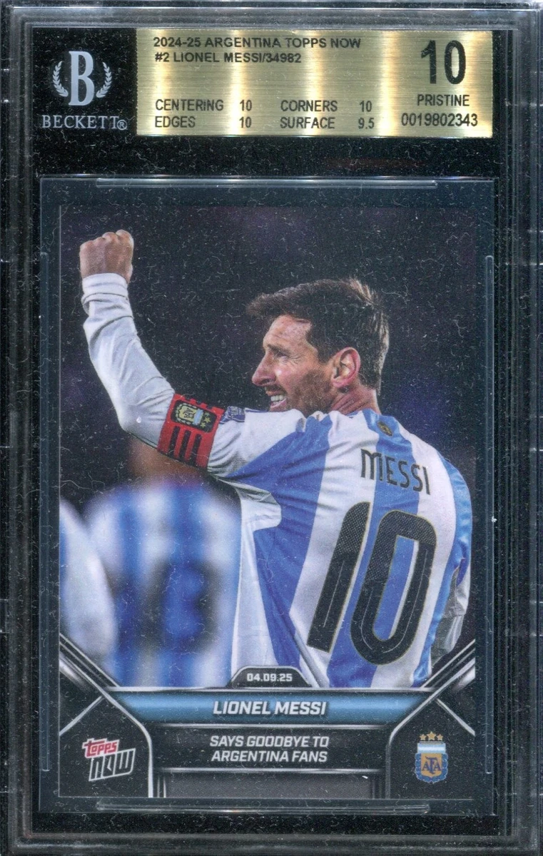 25+ Topps Lionel Messi Soccer Sports Trading Card Singles for sale