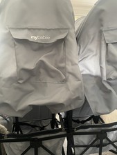 My Babiie Double Twin Duo Buggy Tandem Pushchair Unisex, Foldable From Birth