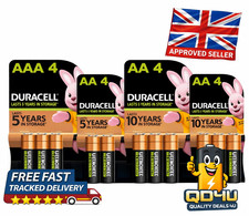 Duracell Rechargeable Batteries AA AAA Ultra Plus NiMH Duralock Pack Stay Charge