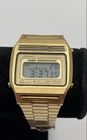 Vintage Seiko Mens A639-5009 Gold-Tone Chronograph Digital Classic Wristwatch