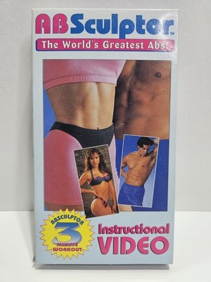 AB Sculptor World's Greatest Abs VHS 1996 3 Minute Workout Fitness Video