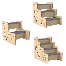 Wooden Pet Ramp for Bed