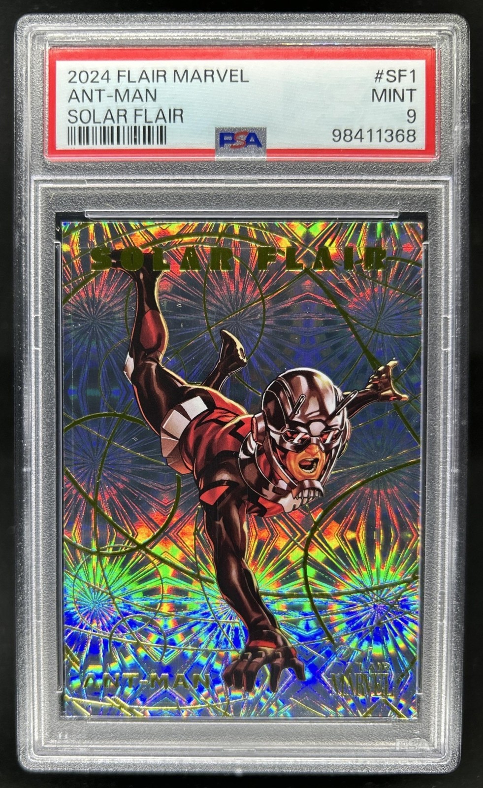 2023 Fleer Marvel Flair Ant-Man Solar #SF1 PSA 9