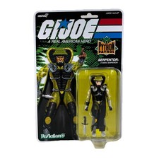 Super7 Reaction GI Joe Serpentor Cobra Emperor Python Patrol O Ring 3.75 Figure
