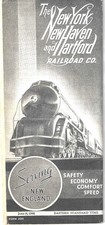 NEW YORK, NEW HAVEN AND HARTFORD RAILROAD TIMETABLE - JUNE 1941