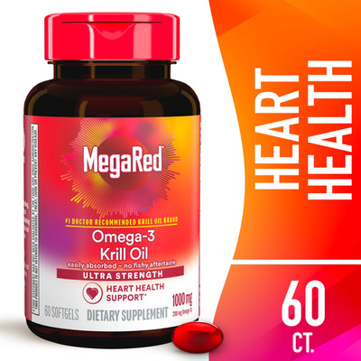 1000Mg Ultra Strength Omega-3 Krill Oil, 60 Softgels