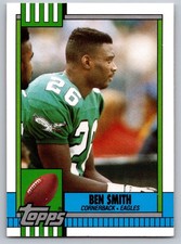 1990 Topps Traded  52T Ben Smith   Philadelphia Eagles  Football Card