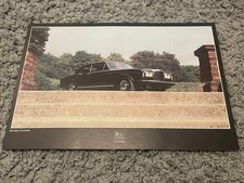 Bentley Corniche Saloon 1978-79 UK Market Specification Single Sheet Brochure