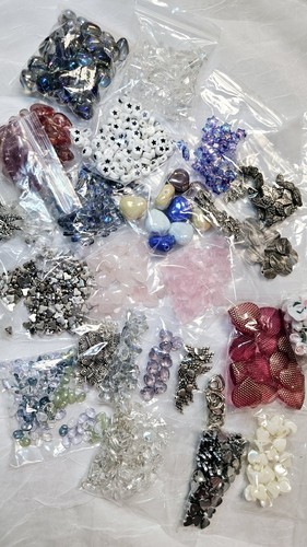 2 Lb Multi-shaped Fauceted Loose Beads for Jewelry Making Resin/clay/glass/etc