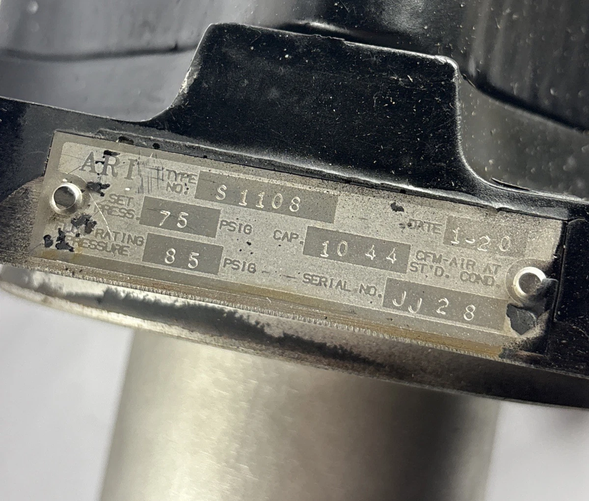 ARI S1108 Pressure Relief Valve PRV 75 PSIG 85 PSIG CAP 1044 Industrial Railroad photo 2