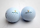 VINTAGE 2 ROLEX GOLD CROWN MAGNA EX TOP FLITE #3 GOLF BALLS OVERSIZED NEVER USED — photo 3