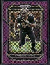 2022 Panini Prizm Cameron Jordan Purple Power Prizm /49 #213 New Orleans Saints