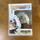 Funko Pop! Naruto Shippuden Jiraiya Sage Mode #1381 AAA Anime Exclusive  W/PP