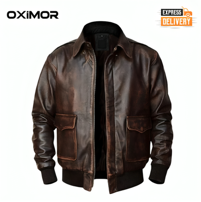 Real Leather A2 Bomber Jacket Real Leather A2 Bomber Jacket
