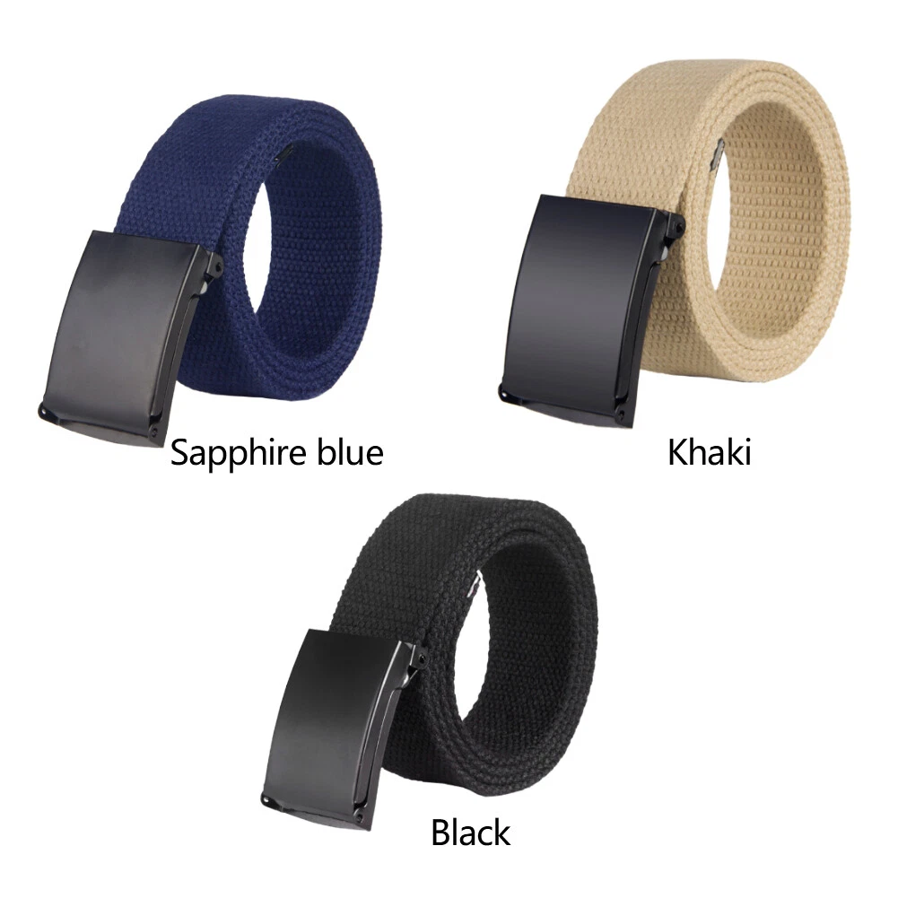 Web belt shop buckles for men