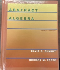 Abstract Algebra by David S. Dummit and Richa...