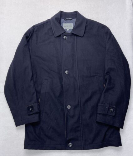 Johnston Murphy Mens Wool Cashmere Blend Coat Jacket Size Medium - Picture 1 of 10