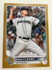 2022 Topps Series 1 Jumbo 5x7 01/10 Gold Chris Flexen Mariners 311