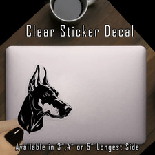 Doberman Dog Decal Sticker for Car, Truck, Laptop, Tumbler