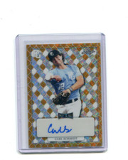 2022 Leaf Perfect Game Showcase Autographs Gold Wave Proof Carl Schmidt Auto 1/1