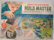 1963 Kenner's Electric Mold Master Original Box Tested Extra Plastic