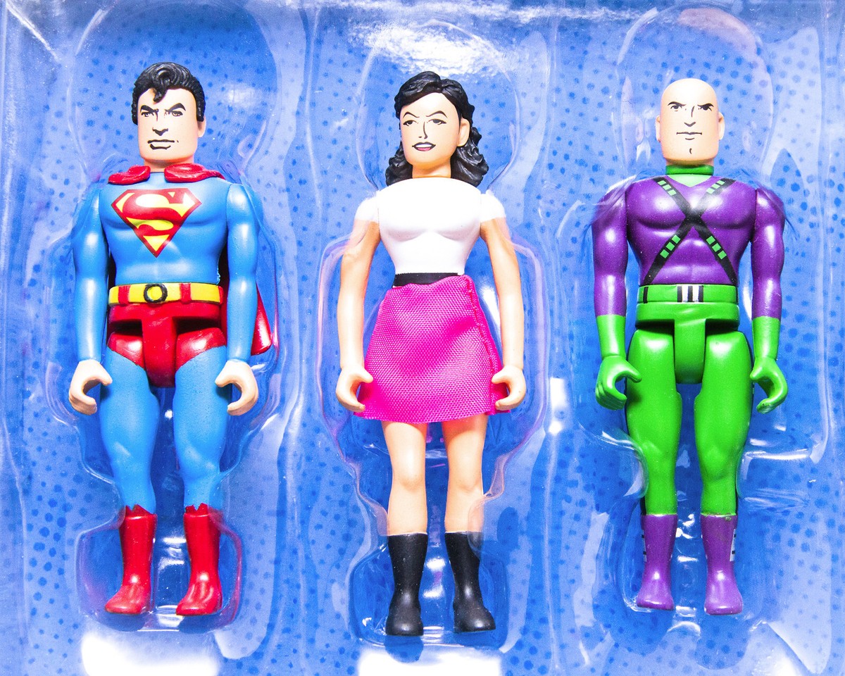 DC Comics Pocket Super Heroes SUPERMAN BOX SET Action Figures