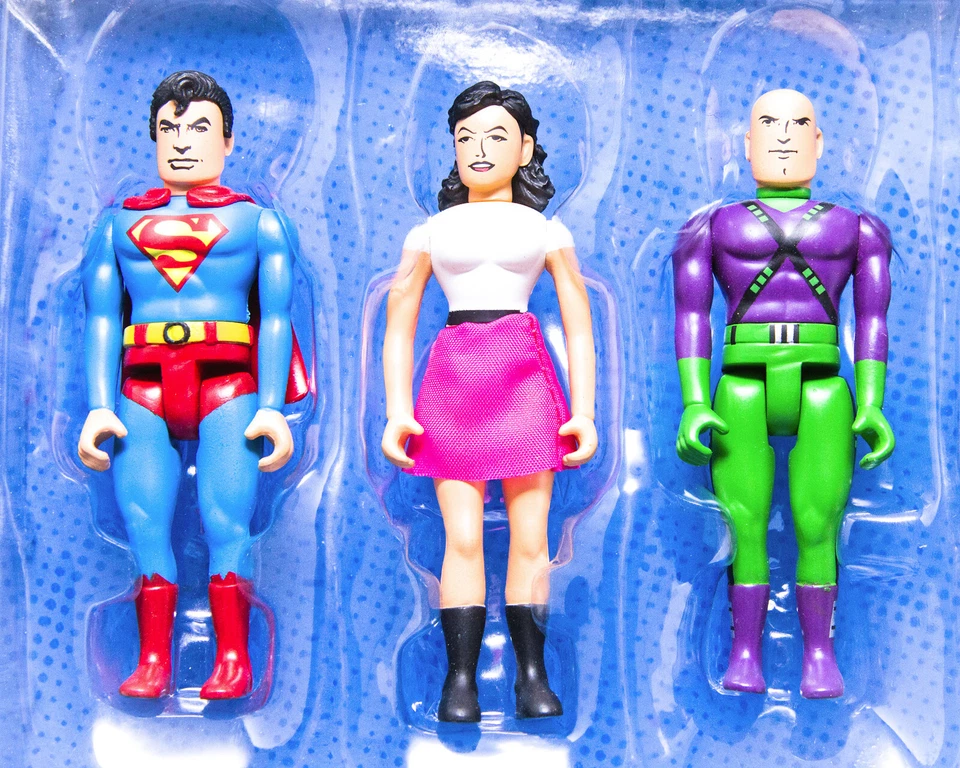 DC Comics Pocket Super Heroes SUPERMAN BOX SET Action Figures | New in Bubble ! - Image 3 of 4