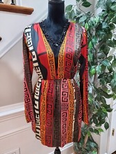 Pretty Little Thing Chocolate Brown Aztec Print Plunge Split Detail Top Dress 4