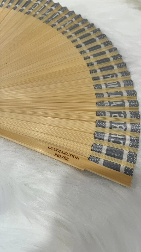 Christian Dior DIORIVIERA Folding Fan Black Novelty Brand New Sealed Dior GWP - Image 4 of 4