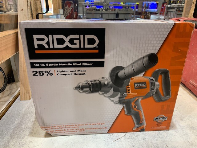 ridgid 1 2 in spade handle mud mixer