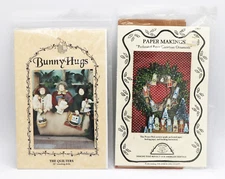 Patterns - Perforated Paper Christmas ORNAMENT & BUNNY HUGS 3 QUILTERS 16" Dolls
